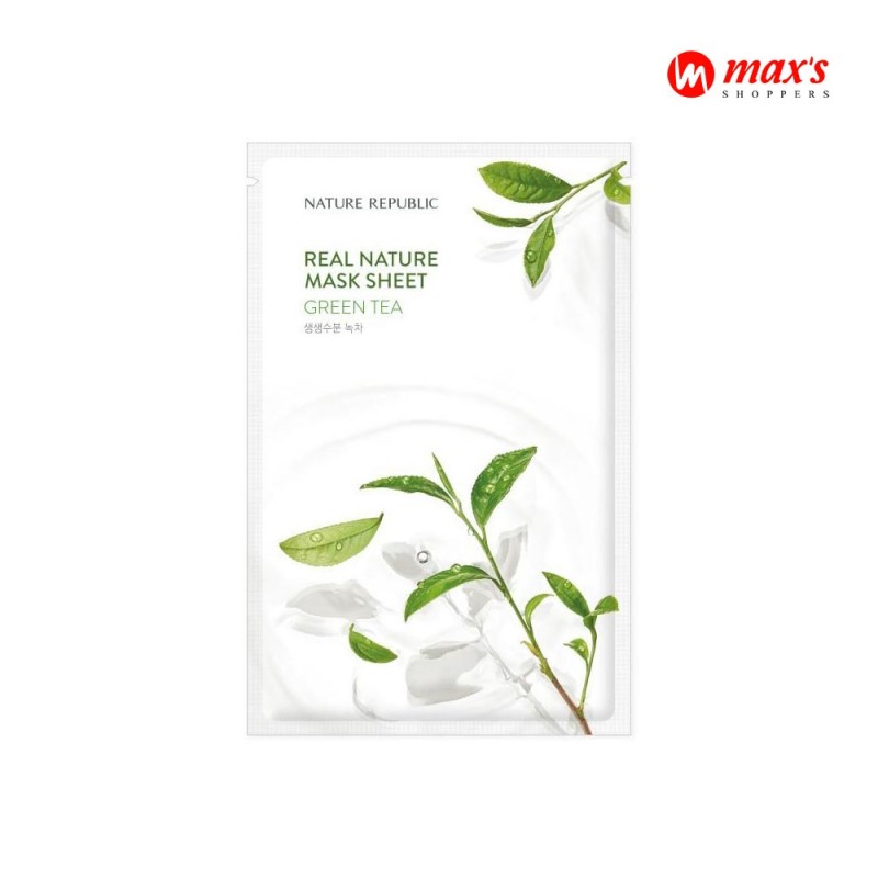 Real Nature Green Tea Mask Sheet