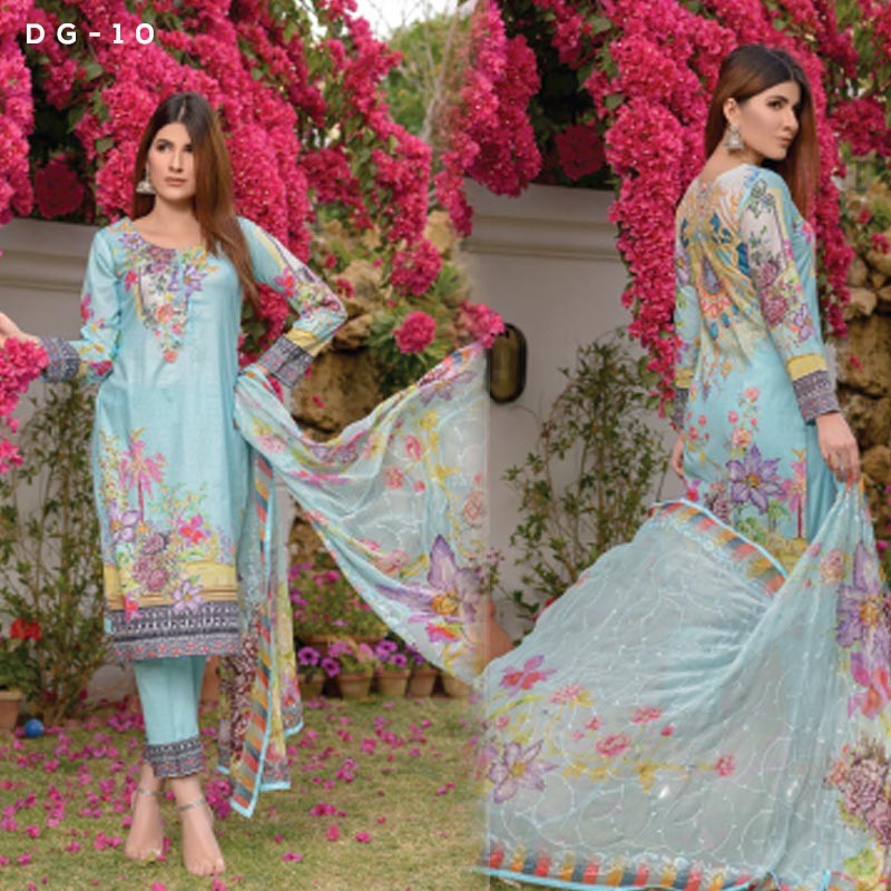 Ghonghat Pakistani Lawn DG- 10