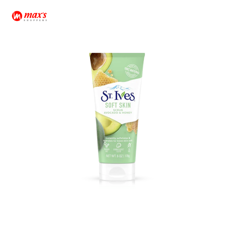 ST. Ives Soft Skin Avocado And Honey Soft Skin Scrub - 170g