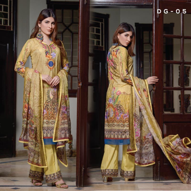 Ghonghat Pakistani Lawn DG- 5