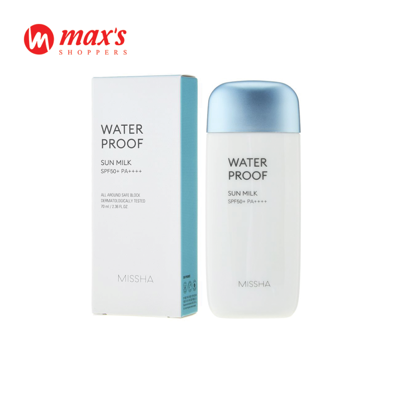 missha all around safe block waterproof sun milk spf50+/pa+++ 70ml