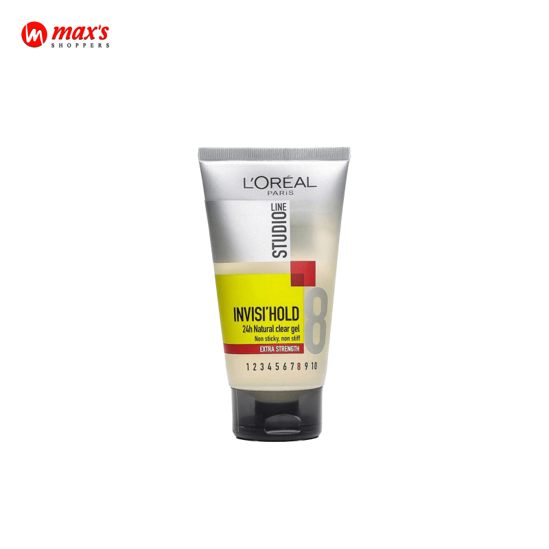 Loreal Studio Line Invisi Hold Natural Clear Non Sticky Men Hair Gel 150ml