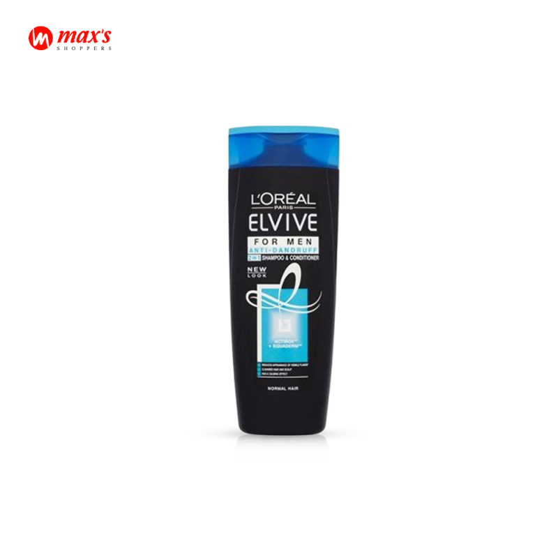 L'OREAL ELVIVE MEN Anti Dandruff 2 IN 1 SHAMPOO & CONDITIONER 400ML
