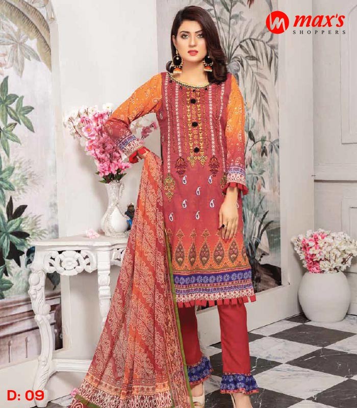 Aalaya Pakistani Lawn  Chunri D9